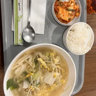 Dried pollock soup
