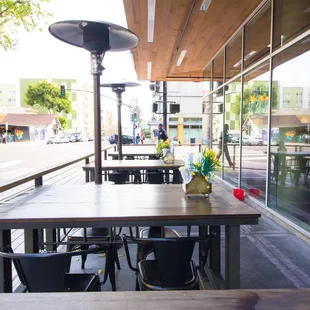 dog friendly patio