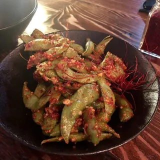 Garlic Edamame.