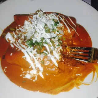 SEAFOOD ENCHILADAS