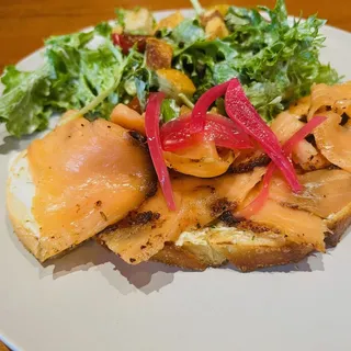 Smoke Salmon Toast