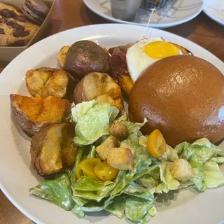 Bacon, Egg & Cheese Egg Drop