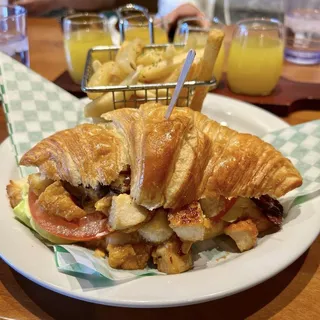 Croissant Crispy Chicken Salad Sandwich