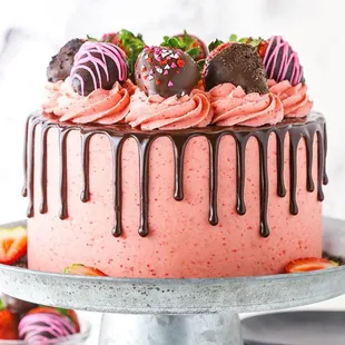Strawberry Celebration Cake