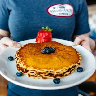 pancakes, food