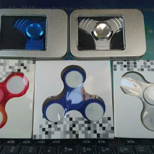 a variety of fidgetrs