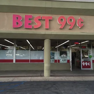 the front of the store