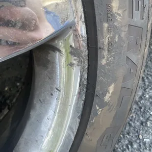 The "glued" tire