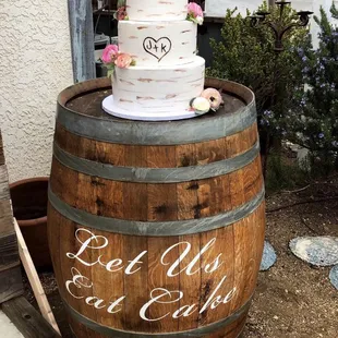 This is the cake we made and delivered