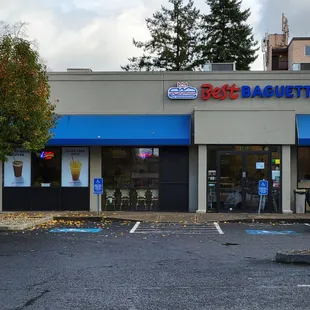 Outside, they have drive through