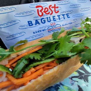 Loaded with veggie toppings