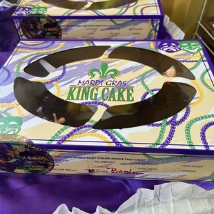 Boston Cream King Cake