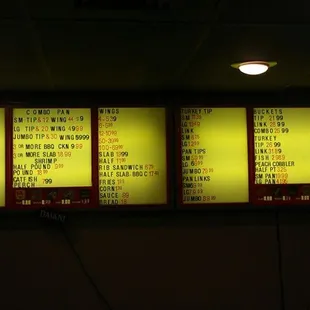 menu, pizza