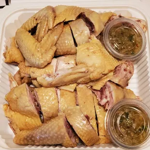 1 whole Yellow Steamed Chicken