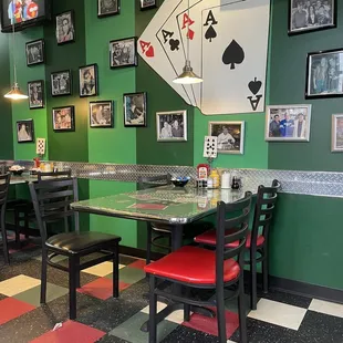 Inside the restaurant