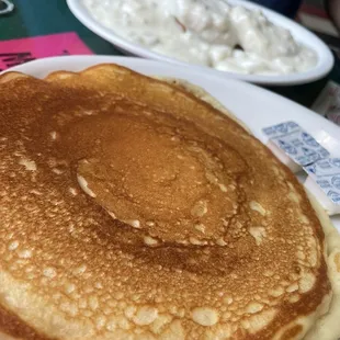 The Small Blind and a medium pancake