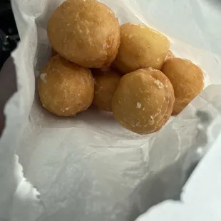 Donut holes, delicious