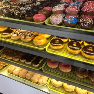a variety of donuts
