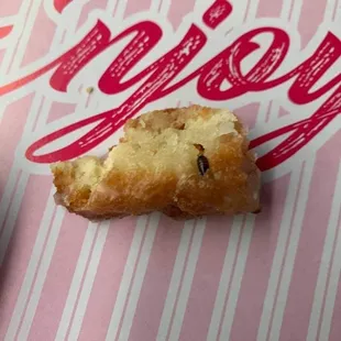 Cockroach in the donut