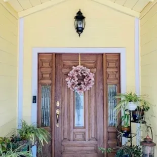 This door was the cherry on top of this exterior project!