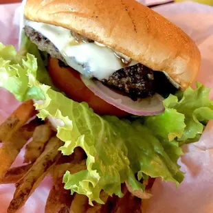 Mushroom Swiss Burger