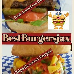 Best American Burger &amp; Sweet Chipotle Burger