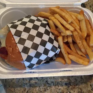 Best Shroom Burger and Fries. With tax and tip just over $19. Ouch.