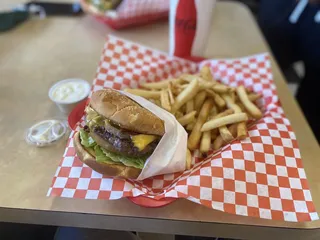 Flipping Out Burgers And Fries