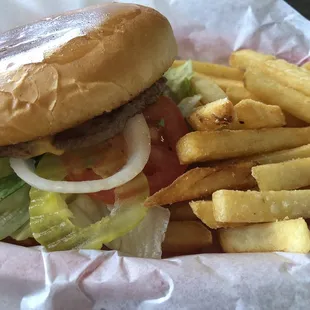 #2 Cheeseburger Combo, $6.99.