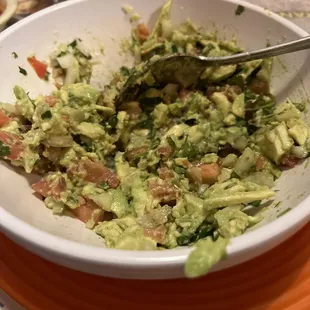 Fresh Mexican guacamole $7.85, soo good!