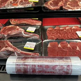 Just a shot of the meat department and how great everything looks, and also a nice sturdy bags that you can put the meat in.