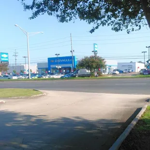 Front of the dealership.