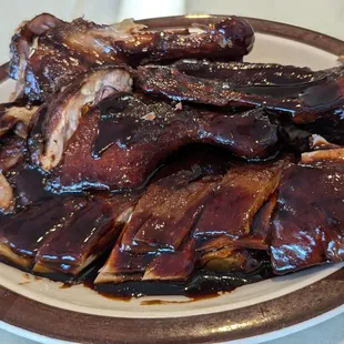 I liked this braised duck dish, though I thought it would have been better served warmed up.