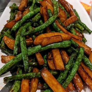 Beans and potato--seriously one of my favorite dishes of all time