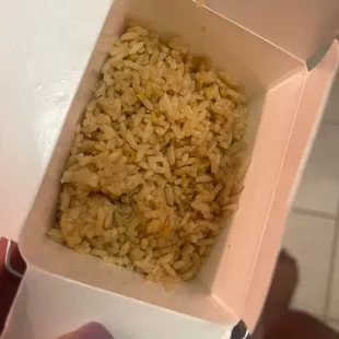 &quot;Fried&quot; rice which is nothing like what I&apos;m used to from a Chinese restaurant