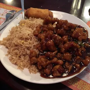 Crispy scallion chicken