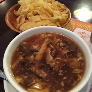 Yummy hot and sour soup!