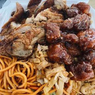 overflowing 2 item combo, and yes that is PAD THAI on the bottom right