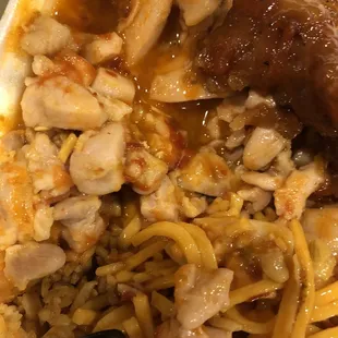 Chicken. Not sure what it was called. My least fav