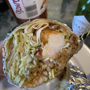 Surf and Turf Burrito