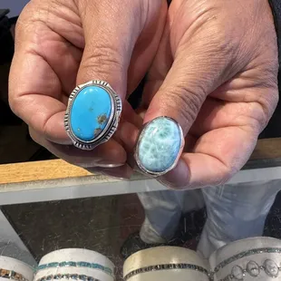 Just a couple of the beautiful rings I saw.