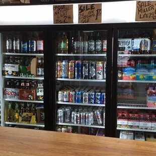 a refrigerated refrigerator in a kitchen