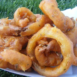 Pre-done onion rings-weak!