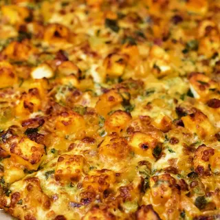 Tandoori Palak Paneer Vegetarian Pizza