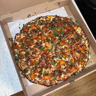 Sirloin Steak and Bacon Pizza
