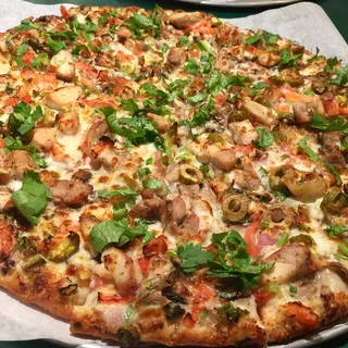 Chicken and Garlic Pizza