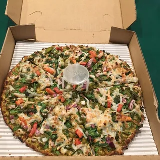 Vegan Chaat Veggie Pizza