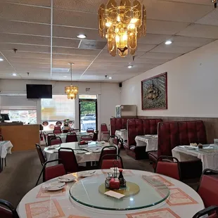 Inside the restaurant