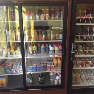 Good drink section - including Starbucks bottled drinks :)