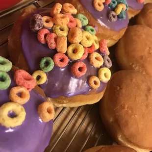 a variety of donuts